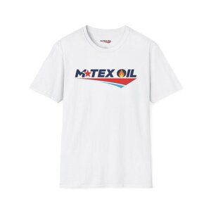 MATEX OIL Logo T-Shirt Size L | Oil & Gas Graphic Tee | White Unisex Workwear Sh